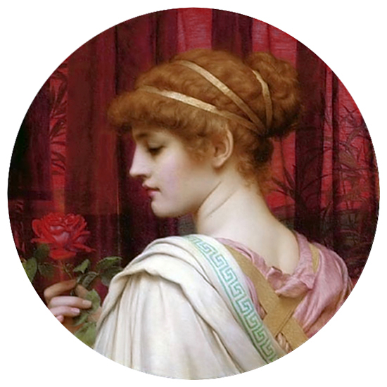 John William Godward Chloris  A Summer Rose